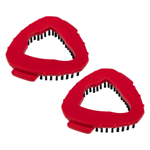 2 Pack Spin Mop Head Refills Replacement Microfiber Pad Bristles Scrub Brush For Home Office Floor Care Cleaning Tool