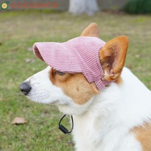 Dog Baseball Cap with Ear Holes Breathable Dog Parent-Child Hat Fashion Soft Adjustable Cat Sunscreen Hat For Dogs Cats