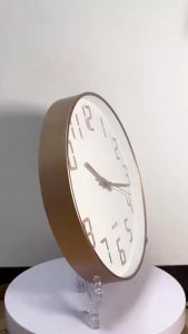 Living room quartz silent wall clock digital clock high-definition aesthetic wall clock 30cm