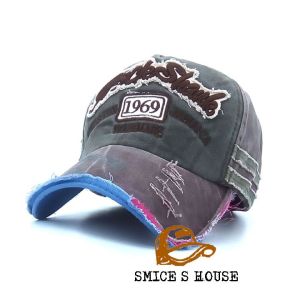 [FREESHIP- ĐÓNG HỘP] NÓN KẾT JEANS RÁCH 1969 MŨ LƯỠI TRAI BỤI BẶM- SMICE HOUSE