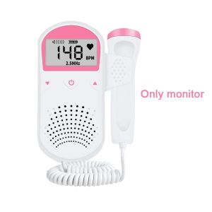【5 Years Warranty】Kanglile Digital Portable Fetal Doppler Monitor Ultrasound Baby  Detector Pocket  Doppler USB+Battery