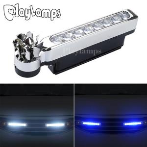1 Pcs Wind Energy Running Lights 8 LED Daylight Headlight Lamp Car styling No Need External Power Supply Car Daytime