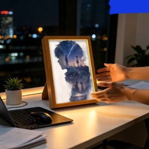 Your Name l Kimi No Nawa Anime WDMZ1 LED Lighting Photo Frame Boleh Pilih Hiasan Meja Hadiah Anime 你的名字 灯光画