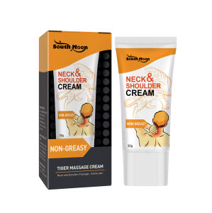 South Moon Shoulder and Neck Massage Cream relaxes muscles and relieves neck strain and pain
