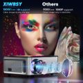 GOOJODOQ New touch screen Projector 4K 2023 WiFi projector  4k projector portable projector โปรเจคเตอร์  Android iOS wiFi HDMI projector portable double speaker Bluetooth เชื่อมต่อมือถือ คอมพิวเตอร์ iPad PS4 PS5. 