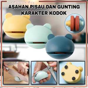 Asahan Pisau Mini Karakter Kodok / Alat Pengasah Penajam Pisau Dan Gunting