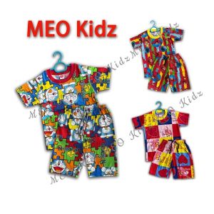 Baju Budak Murah Umur 1-6 Kids Playset Short Pants Seluar Pendek Boy Girl Lelaki Perempuan 1-6Y