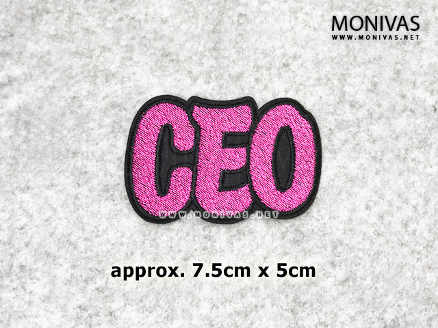CEO Badge Iron On Patch DIY Sewing Crafting Embroidery Decorations ...