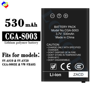 Dimi Is Suitable for Panasonic SV-AS10/SV-AV50/CGA-S003E/VW-VBA05 Camera Battery CGA-S003