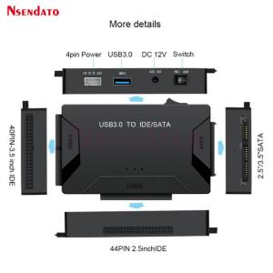 2.5 3.5 hard disk universal adapter USB3.0 USB 3.0 data transfer to Sata IDE combo external converter for optical drive HDD SSD