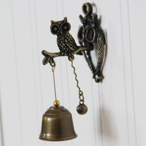 Vintage Horse Elephant Owl Shaped Bell Doorbell Halloween Hanging Door Decor Room Decor
