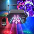 COD Youe Shone Lampu Disco led putar full warna sensor suara musik laser pesta USB RGB 120 Patterns. 