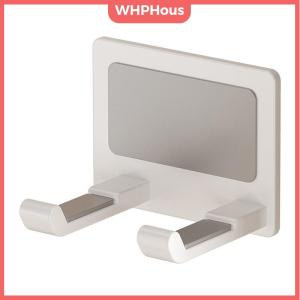WP💓💛💖 Aluminum Hair Dryer Holder Wall Mounted Self Adhesive No Drill Hairdryer Rack For Punch Free Bathroom Dryer Storage Organizer