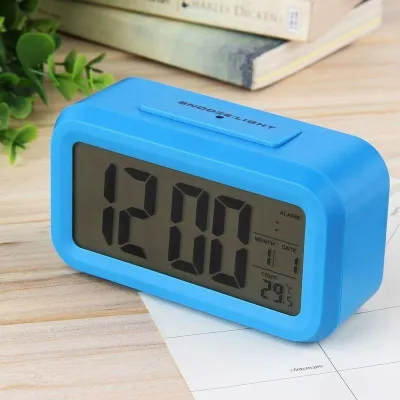 5 Colors Alarm Clock นาฬิกาปลุกตั้งโต๊ะ นาฬิกาปลุกดิจิตอลLCD