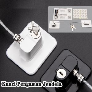 Kunci Pengaman Lemari Baju Kulkas Pengunci Pintu Jendela