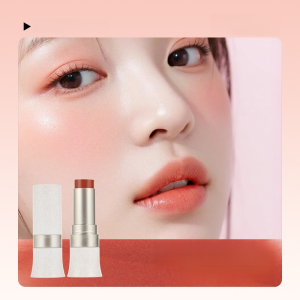 Multi Purpose Lip and Cheek Blush Stick Easy to Color Matte Natural Long Lasting Cream Rouge for Bright Makeup