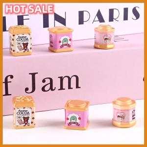 🔥🔥🔥dingdaocunz 5PCS Mini Simulation Candy Jar Kitchen Food Storage Bottle Furniture Toys For Doll House Decor