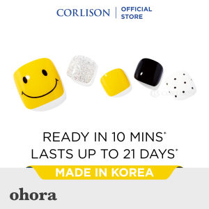 Ohora P Big Smile Pedicure Semi-cured Gel Nail Strips PD-066