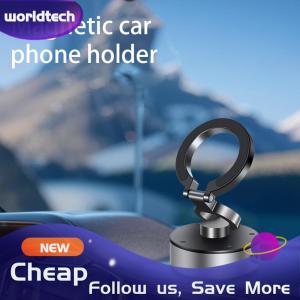 Magnetic Car Phone Holder Car Dash Phone Mount Tri-fold Foldable Phone Stand Anti Shake Hands Free for Smartphone