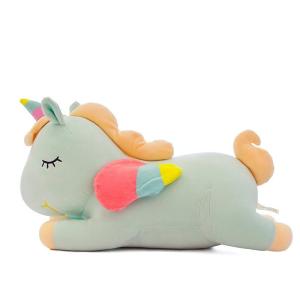 40~80cm Giant Lying Unicorn Plush toy Super Soft stuffed Unicornio Doll Pillow Bed Decor Cushion Phone Holder Gift for Girl