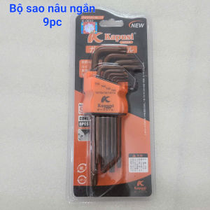 BỘ LỤC GIÁC BI SAO(SAO Nâu NGẮN_K0831)-( BI Nâu NGẮN_K0830)-( BI 7 màu_K0197)-( SAO 7 màu _K0198)