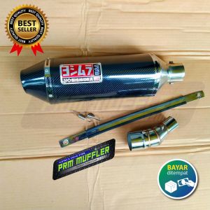 Knalpot racing Yoshimura USA karbon + Slipon Ninja250Fi/ Karbu R25 CBR250RR