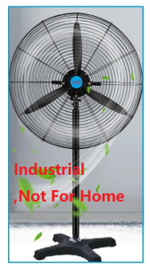 Stand Fan Industrial Standing Cooling machine Heavy duty Top Quality Strong Wind Factory/Restaurant 26" 2688 {SG Store}