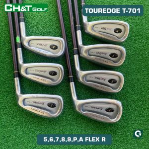 Bộ gậy golf sắt nam Touregedge T701 7 cây 56789PA Flex R sáng đẹp nguyên bản nhập khẩu nhật