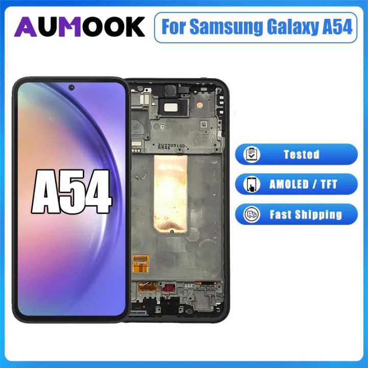 AMOLED LCD For Samsung Galaxy A54 5G A546 LCD Display With Frame