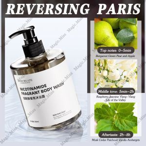 Whitening Niacinamide Body Wash Long-Term Perfume Whitening Moisturizing Body Care Shower Gel 500ml