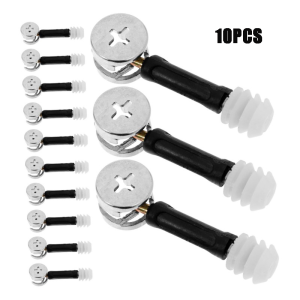 30pcs Housing Bolt and Nut Connector Cam Screw Cam Dowel for Furniture Connecting 3 in 1 Cam Lock Nut Set