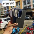 JAZZ - Case Leather VIVO V50 - V50LITE Softcase Hitam-Side Black Premium/Soft SINTE/Kulit Sintetis/LOGO OPO Ori Colour Hard=COKLAT/MUDA/TUA/GREY/ Camera/Plus Core TPU HD 3D 4G 5G S 3/5 Dimensi VIVOV50 V 50 VivoV 5 0 Silicone Karet HP Silikon Kondom LITE. 
