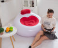 Bean Bag Chair for Kids, Teens, and Adults Includes Removable and Machine Washable Cover（red、brown、blue）. 