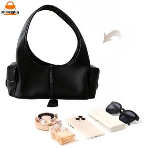 Women PU Retro Shoulder Bag Large Capacity Casual Underarm Purse Multiple Pockets for Daily Travel Work Shopping