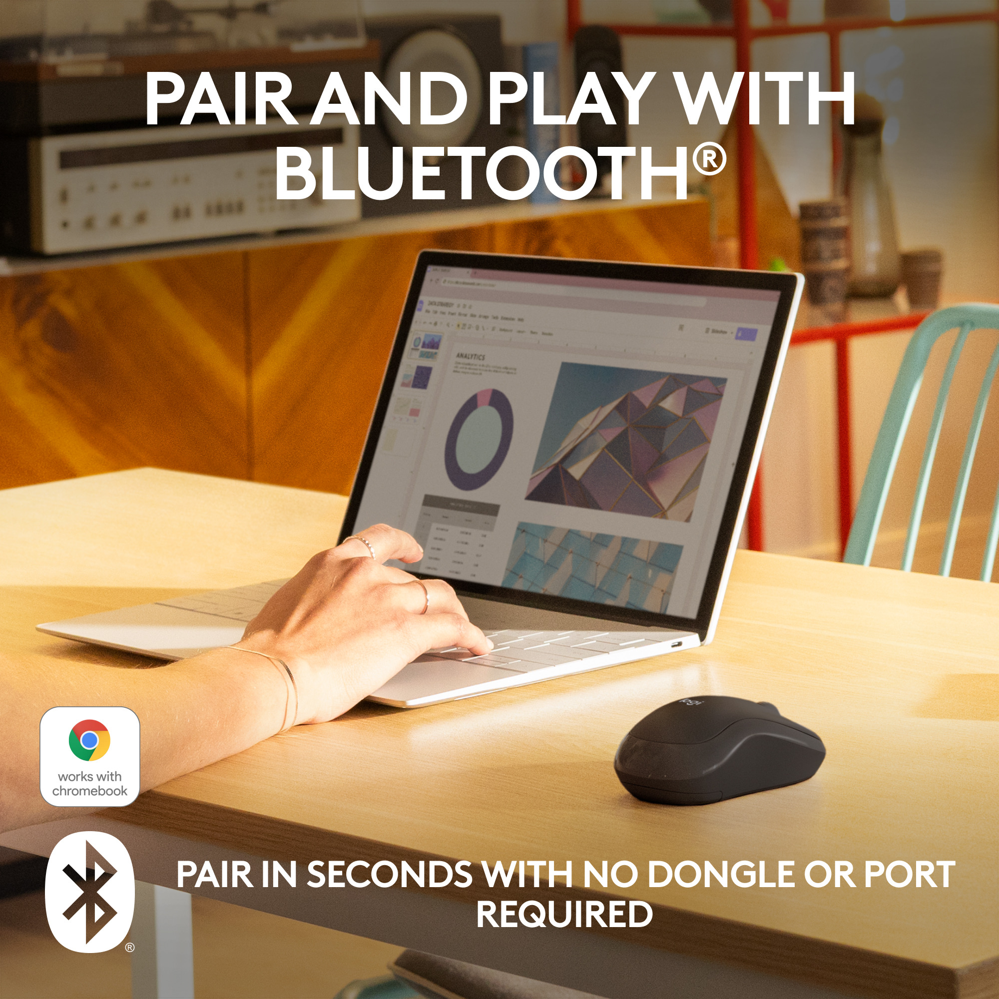 Logitech M240 Silent Reliable Bluetooth Wireless Mouse