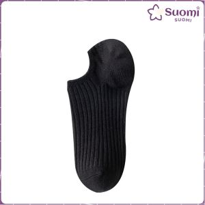 Suomi Ladies Socks Cotton Japanese Style Plain Color Breathable and Comfortable Ankle Socks