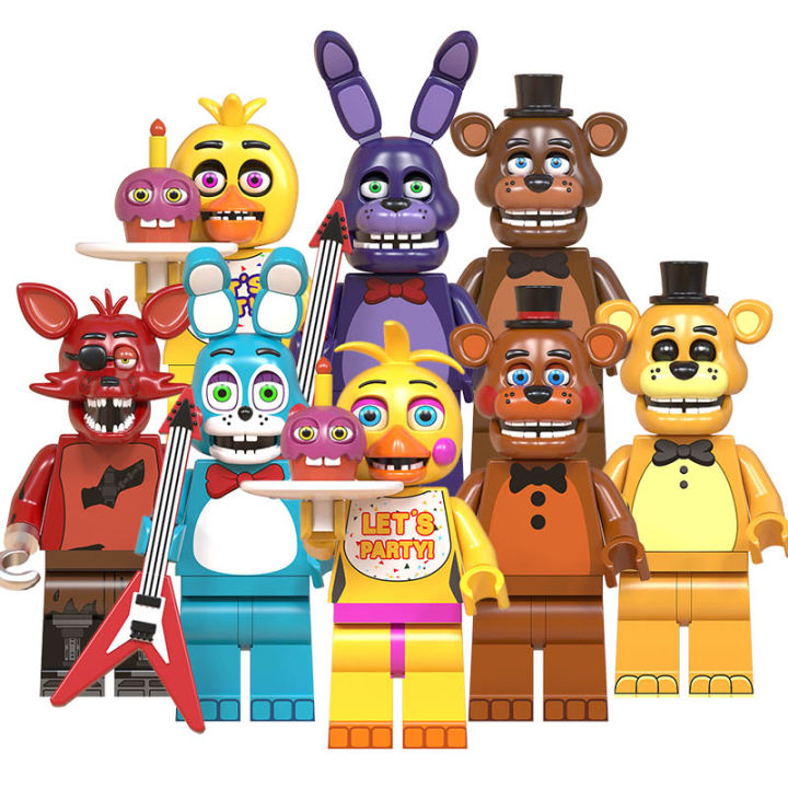 Five Nights At Freddy Chica Bonnie Foxy Freddy Golden Freddy Mini ...