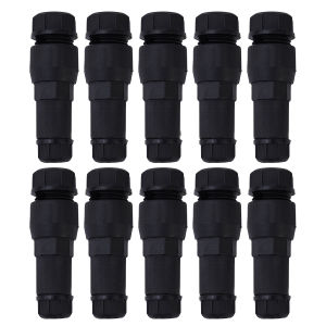 Polocat 10Pcs Low Voltage Fastlock Piercing Connectors Waterproof Crimp Wiring Terminal Electrical Cable Quick Connector for Outdoor Indoor Tool