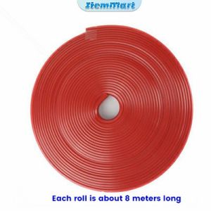 ItemMart 8m PVC Car Wheel Protector Sticker Rim Guard Rubber Strip Anti Scraping Auto Car Decorative Styling Refit