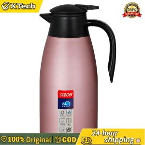 【Free Shipping】 68 Oz Thermal Coffee Carafe 24 Hours Cold Vacuum Thermal Pot 2 Liter Beverage Dispenser for Coffee Hot Water Tea Hot Beverage