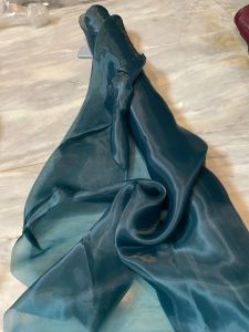 Bahan Kain Organza Polos Premium Silk Kain Kaca Polos