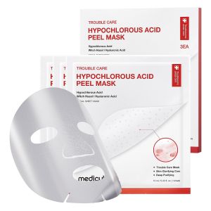 medicube Hypochlorous Acid Peel-Off Sheet Mask 3EA Peel-Off Sheet Mask for Excess Sebum & Blackheads Panthenol Hyaluronic acid for Pore Care Korean Skincare (13ml X 3ea)