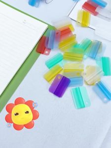 WH 6-30Pcs Writable File Index Folders - Candy Color Letter Paper Label Clip - Multifunction Fixed Bookmarks - Office School Stationery Supply - Classification Clamp