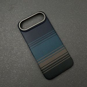 Aramid Fiber Case for iPhone 17 Air Ultra Slim Lightweight Hard Cover for Magnet MagSafe Carbon Fiber Phone Case