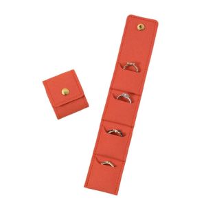 GUAIP Microfiber Velvet Mini Jewelry Display Bag Foldable Small Earrings Organizer Light Luxury Storage Case Necklace Ring Packing Bag Women