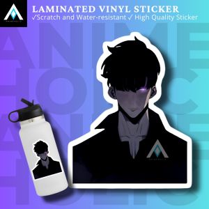 NEW SOLO LEVELING CHIBI CUTE STICKERS ANIME STICKER SUNG JIN WOO LAMINATED VINYL STICKERS ANIMEHOLIC