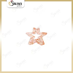 Jepit Bintang Hologram Glossy 4CM Wanita Korea Hair Clip Star Shinny Transparant Fashion Style Premium Aksesoris Rambut