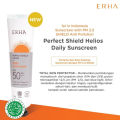 ERHA Sunscreen Sunblock PERFECT SHIELD HELIOS SPF 50/PA+++ Daily Use / Tabir Surya. 