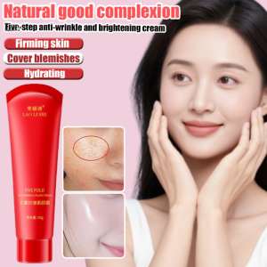 5-Layer Wrinkle Reducing Cream Anti-Aging Reduce Wrinkles Nourish Skin Natural Nude Foundation