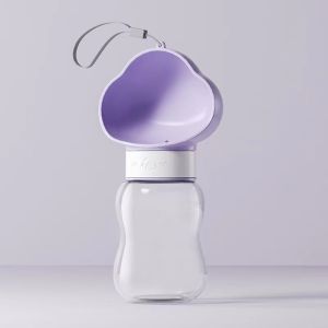 [READY STOCK] Portable 2 in 1 Pet Water & Food Bottle Pet Outdoor Travel Bottle Feeder | 宠物外出水杯水壶 猫狗喂食喂水